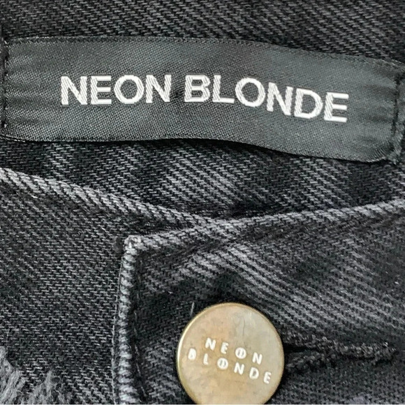 Neon Blonde Siren Mum Fit Jeans - Picture 11 of 13